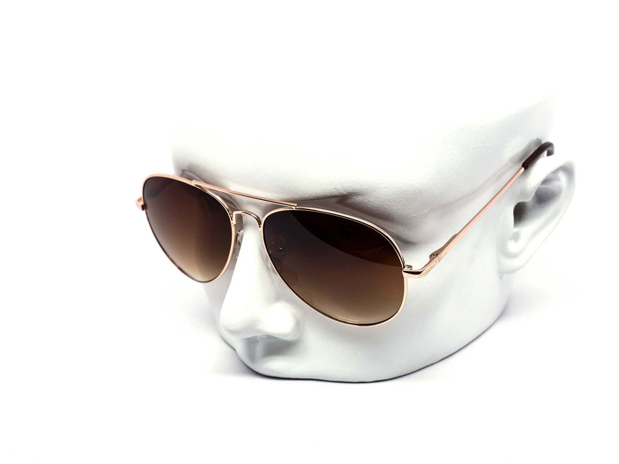 12 Pack: Gradient Metal Aviator Wholesale Sunglasses