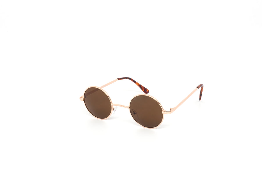 12 Pack: Small Circle Lennon Metal Wholesale Sunglasses