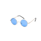 12 Pack: Small Circle Lennon Metal Color Wholesale Sunglasses