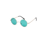 12 Pack: Small Circle Lennon Metal Color Wholesale Sunglasses