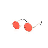 12 Pack: Small Circle Lennon Metal Color Wholesale Sunglasses