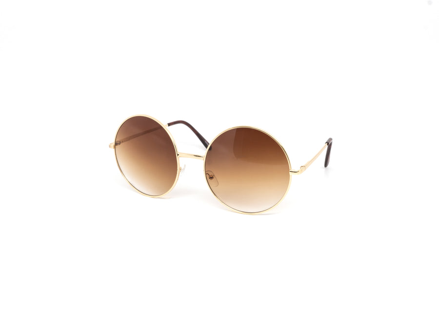 12 Pack: Oversized Circle Dark Gradient Wholesale Sunglasses