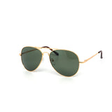 12 Pack: Classy Gold Aviator Wholesale Sunglasses