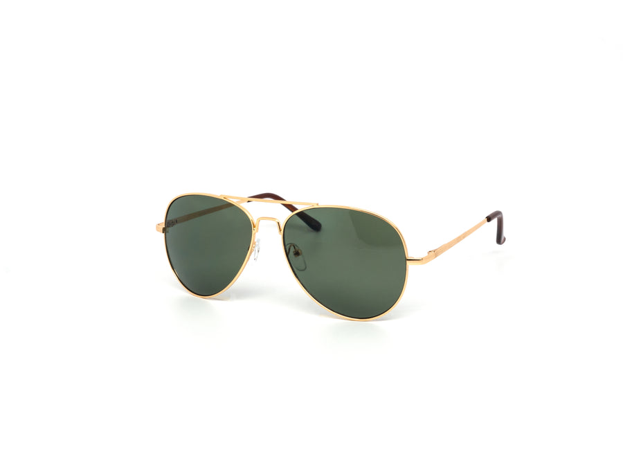 12 Pack: Classy Gold Aviator Wholesale Sunglasses