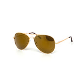 12 Pack: Classy Gold Aviator Wholesale Sunglasses