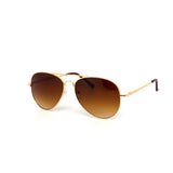 12 Pack: Classy Gold Aviator Wholesale Sunglasses