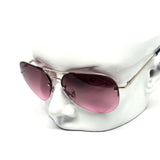 12 Pack: Rimless Duotone Metal Aviator Wholesale Sunglasses