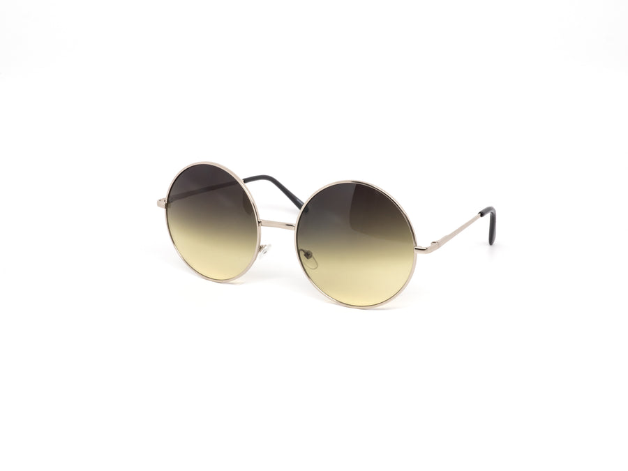 12 Pack: Oversized Circle Color Gradient Wholesale Sunglasses