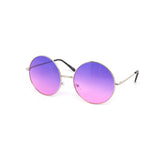 12 Pack: Oversized Circle Color Gradient Wholesale Sunglasses