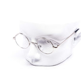12 Pack: Compact Circle Clear Metal Wholesale Glasses