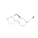 12 Pack: Compact Circle Clear Metal Wholesale Glasses