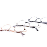 12 Pack: Compact Circle Clear Metal Wholesale Glasses