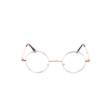 12 Pack: Compact Circle Clear Metal Wholesale Glasses