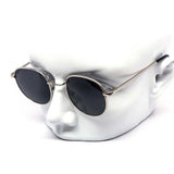 12 Pack: Retro Hippy Round Metal Wholesale Sunglasses
