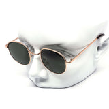 12 Pack: Retro Hippy Round Metal Wholesale Sunglasses