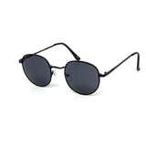 12 Pack: Retro Hippy Round Metal Wholesale Sunglasses