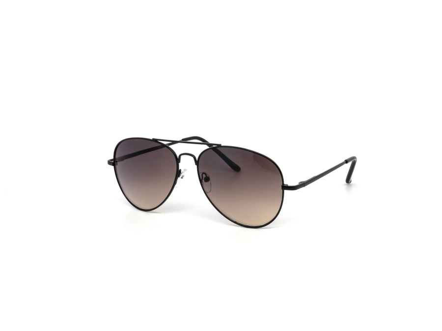 12 Pack: Classy Blackout Aviator Wholesale Sunglasses