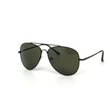 12 Pack: Oversized Blackout Aviator Wholesale Sunglasses