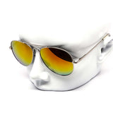 12 Pack: Color Mirror Metal Aviator Wholesale Sunglasses