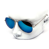 12 Pack: Color Mirror Metal Aviator Wholesale Sunglasses