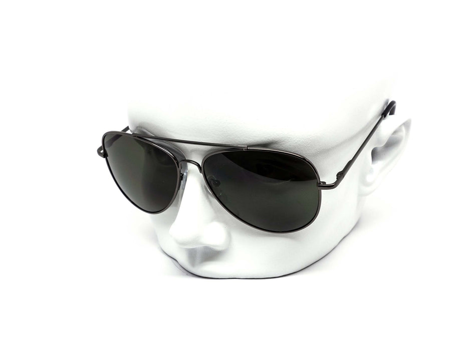 12 Pack: All Dark Lens Assorted Metal Aviator Wholesale Sunglasses