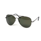 12 Pack: All Dark Lens Assorted Metal Aviator Wholesale Sunglasses