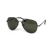 12 Pack: All Dark Lens Assorted Metal Aviator Wholesale Sunglasses