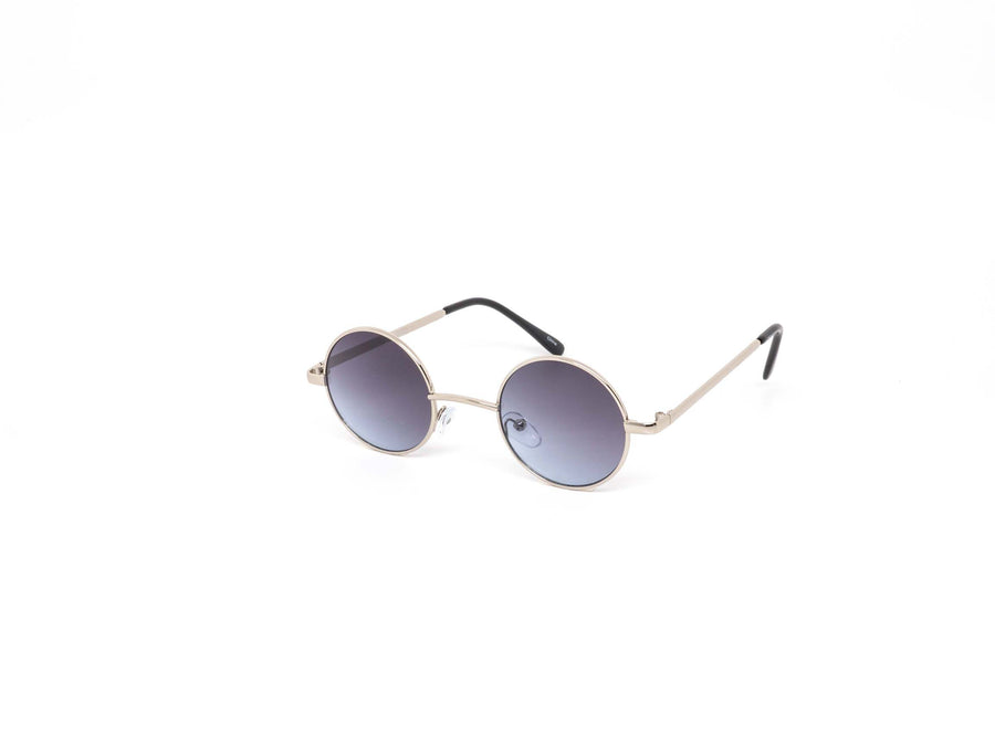 12 Pack: Duotone Small Circle Metal Wholesale Sunglasses