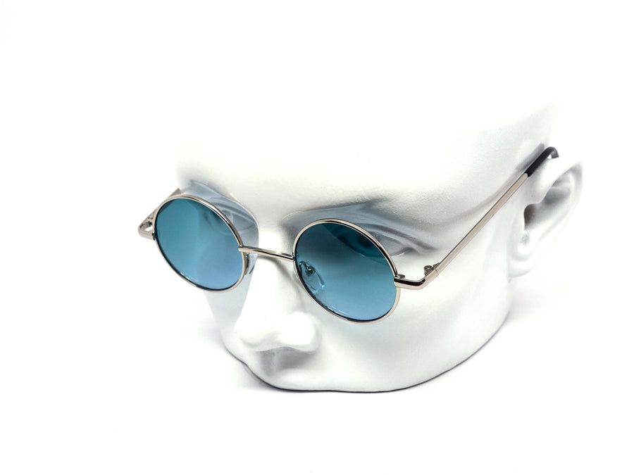 12 Pack: Duotone Small Circle Metal Wholesale Sunglasses