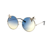 12 Pack: Duotone Island Boy Circle Metal Wholesale Sunglasses