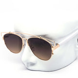12 Pack: Chic Aviator Metal Wire Wholesale Sunglasses