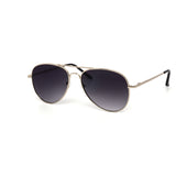 12 Pack: Medium Gradient Metal Aviator Wholesale Sunglasses