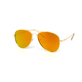 12 Pack: Assorted Color Mirror Aviator Wholesale Sunglasses