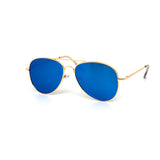 12 Pack: Assorted Color Mirror Aviator Wholesale Sunglasses