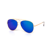 12 Pack: Oversized Assorted Color Mirror Aviator Wholesale Sunglasses