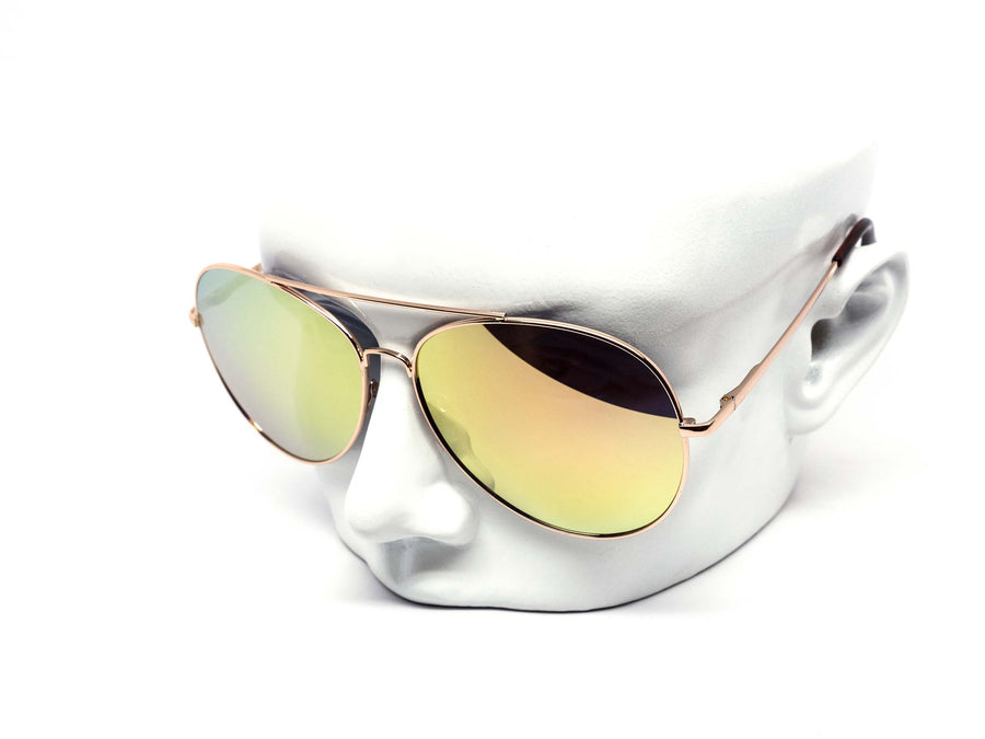 12 Pack: Classy Oversized Aviator Assorted Mirror Wholesale Sunglasses