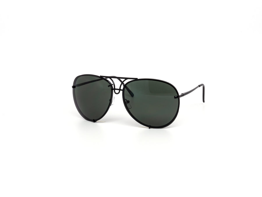 12 Pack: Oversized Metal Rimless Gradient Aviator Wholesale Sunglasses