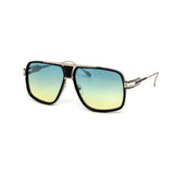 12 Pack: Retro Oversized Square Aviator Duo-tone Wholesale Sunglasses
