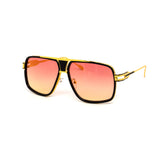 12 Pack: Retro Oversized Square Aviator Duo-tone Wholesale Sunglasses