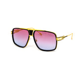 12 Pack: Retro Oversized Square Aviator Duo-tone Wholesale Sunglasses
