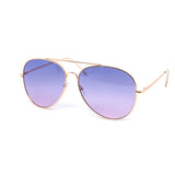 12 Pack: Chic Oversized Round Aviator Duotone Wholesale Sunglasses