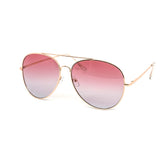 12 Pack: Chic Oversized Round Aviator Duotone Wholesale Sunglasses