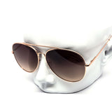 12 Pack: Chic Oversized Round Aviator Duotone Wholesale Sunglasses