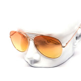 12 Pack: Chic Oversized Round Aviator Duotone Wholesale Sunglasses