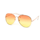 12 Pack: Chic Oversized Round Aviator Duotone Wholesale Sunglasses