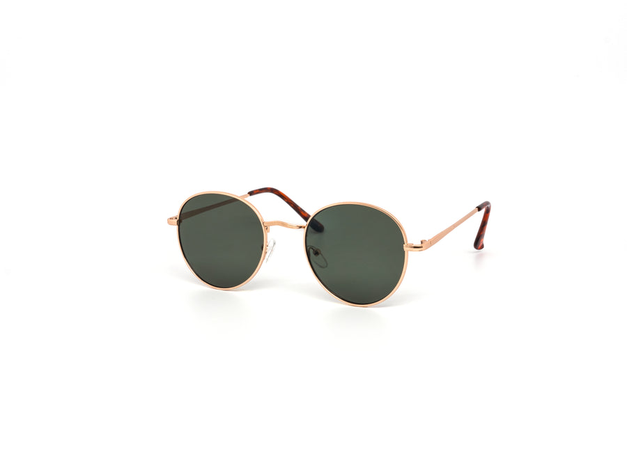 12 Pack: Retro Trend Round Metal Wholesale Sunglasses