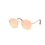 12 Pack: Classy Round Color Mirror Metal Wholesale Sunglasses