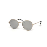 12 Pack: Classy Round Color Mirror Metal Wholesale Sunglasses