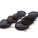 12 Pack: Modern Rimless Oversized Cateye Wholesale Sunglasses