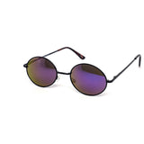 12 Pack: Sleek Oval Metal Color Mirror Wholesale Sunglasses